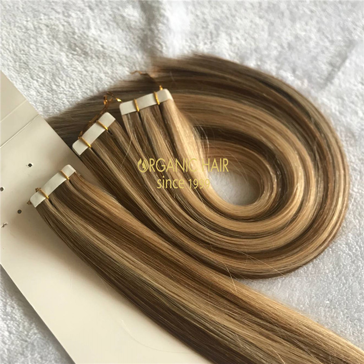 Organic best piano tape in hair extensions in China A187
